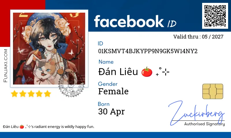 Facebook ID Card