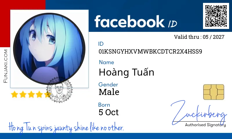 Facebook ID Card