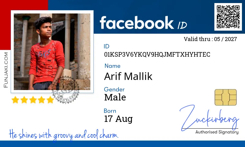 Facebook ID Card