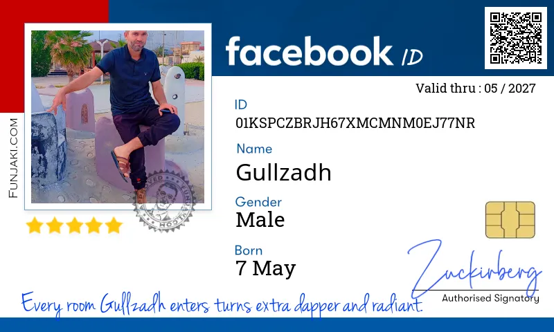 Facebook ID Card