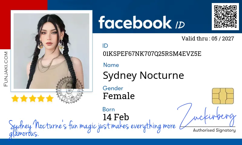 Facebook ID Card