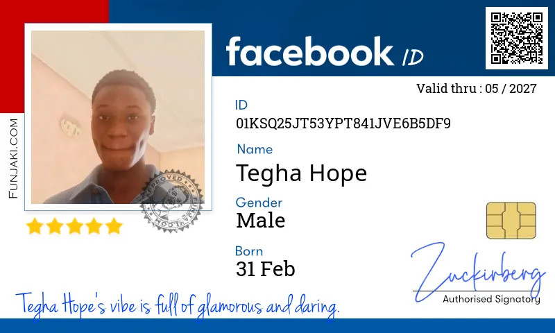Facebook ID Card