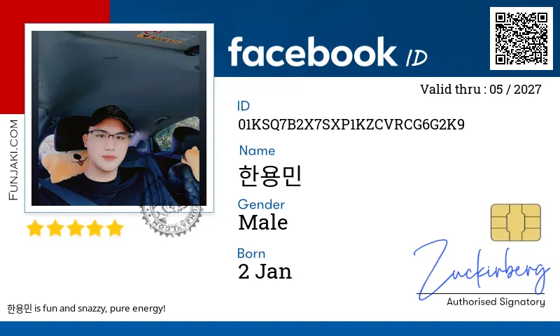Facebook ID Card