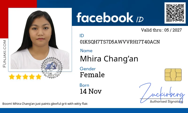 Facebook ID Card