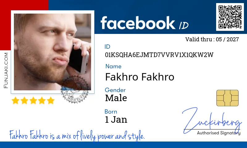Facebook ID Card