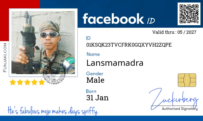 Facebook ID Card