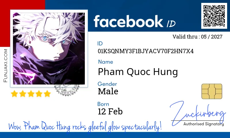 Facebook ID Card