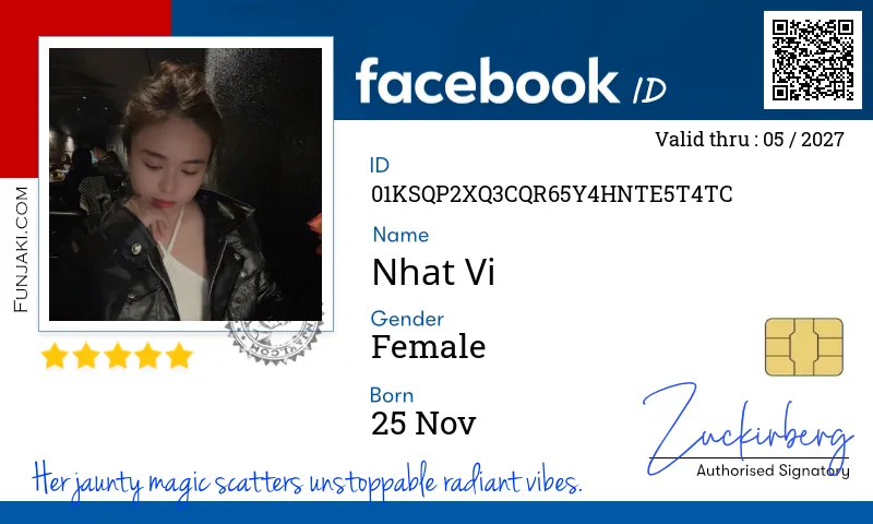Facebook ID Card