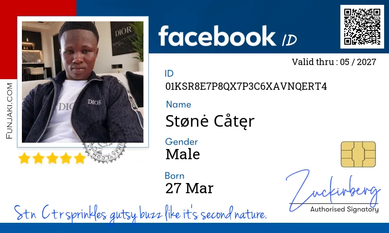 Facebook ID Card