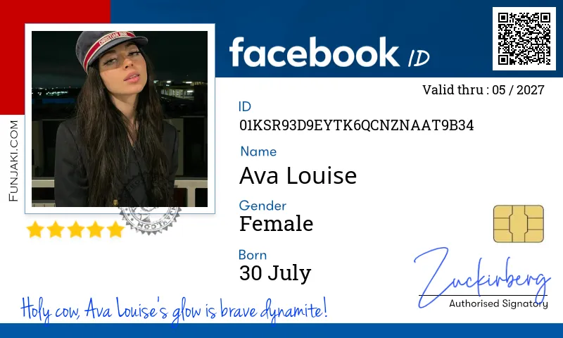 Facebook ID Card