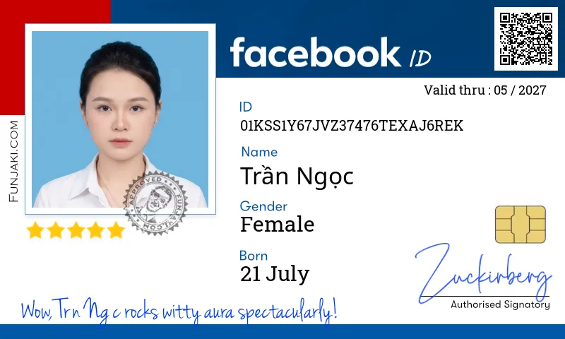 Facebook ID Card