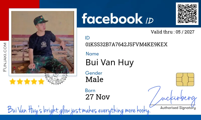 Facebook ID Card