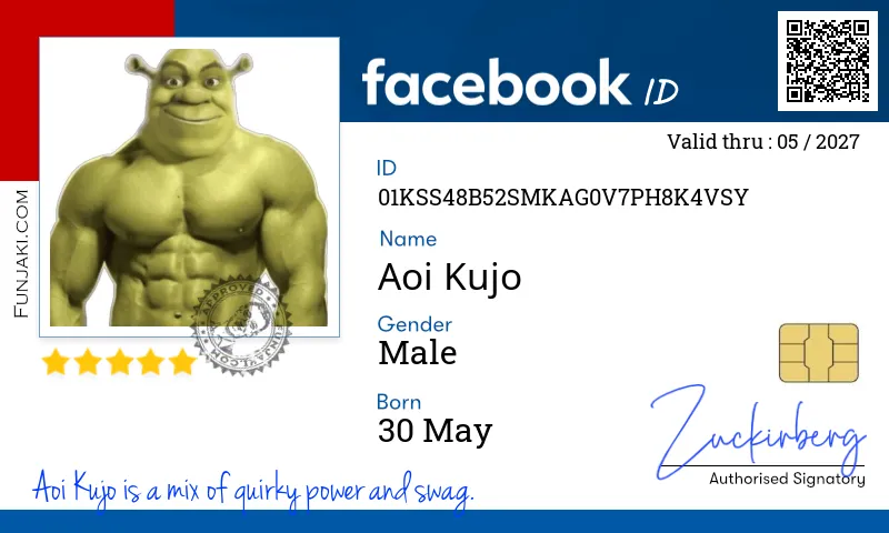 Facebook ID Card
