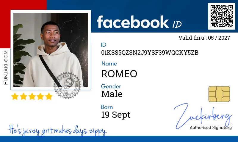 Facebook ID Card