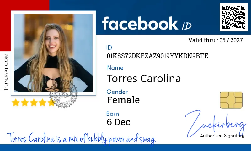 Facebook ID Card