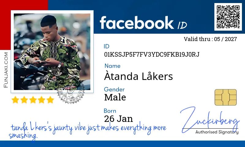 Facebook ID Card