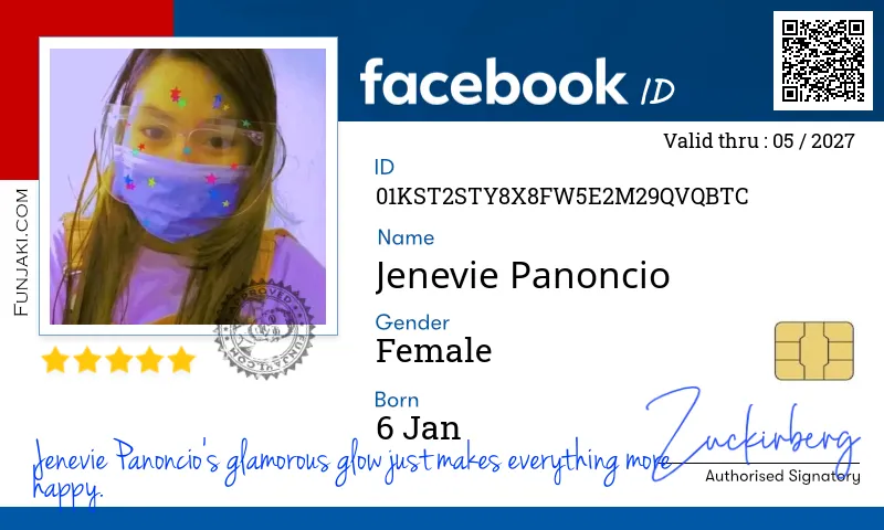 Facebook ID Card