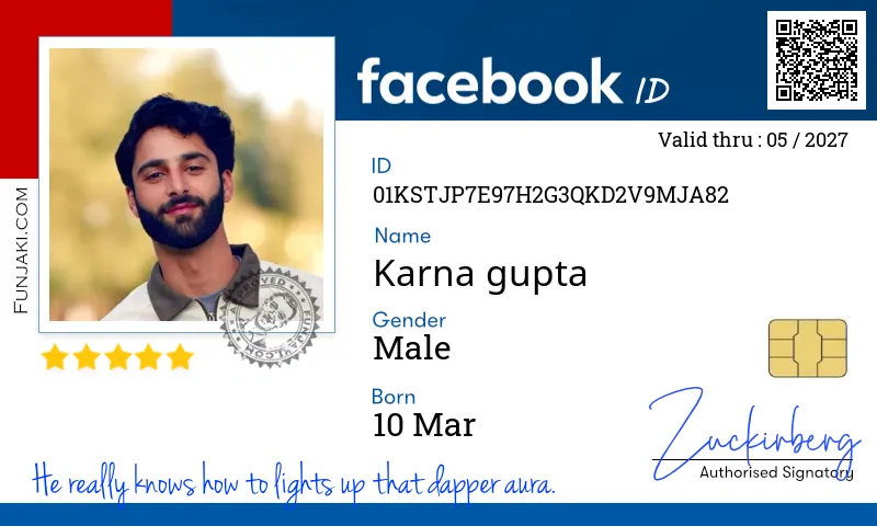 Facebook ID Card