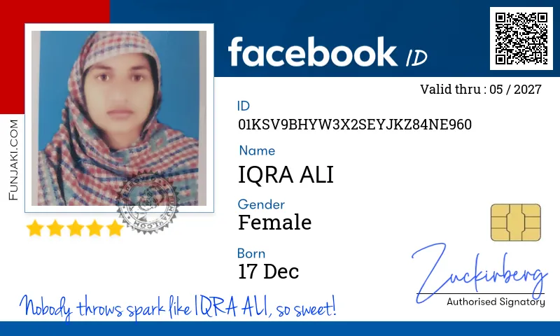 Facebook ID Card