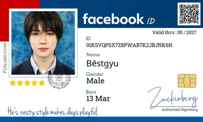 Facebook ID Card