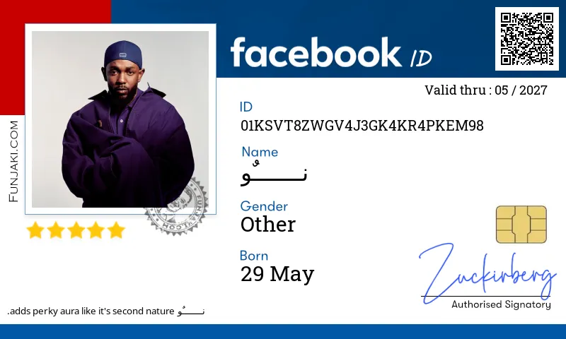 Facebook ID Card