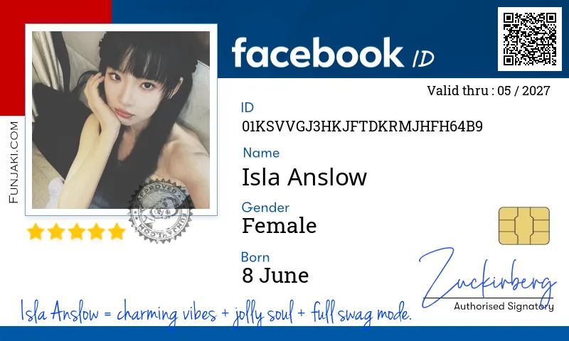 Facebook ID Card