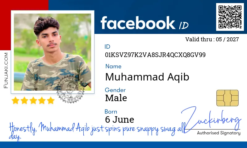 Facebook ID Card