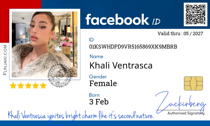Facebook ID Card