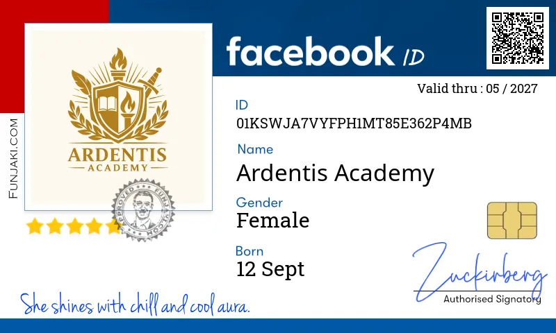 Facebook ID Card