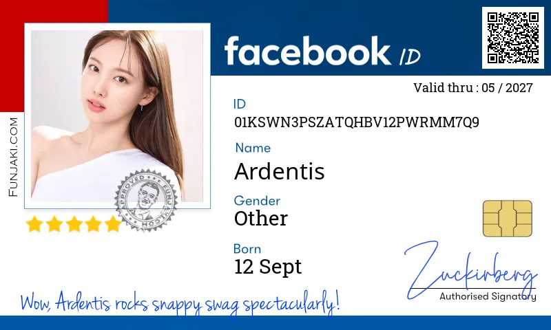 Facebook ID Card