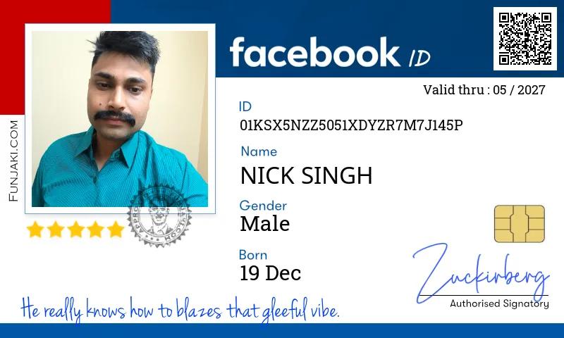 Facebook ID Card