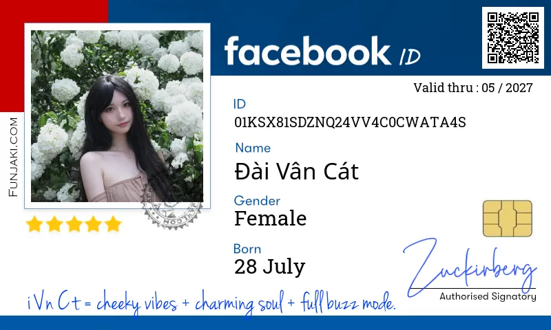 Facebook ID Card