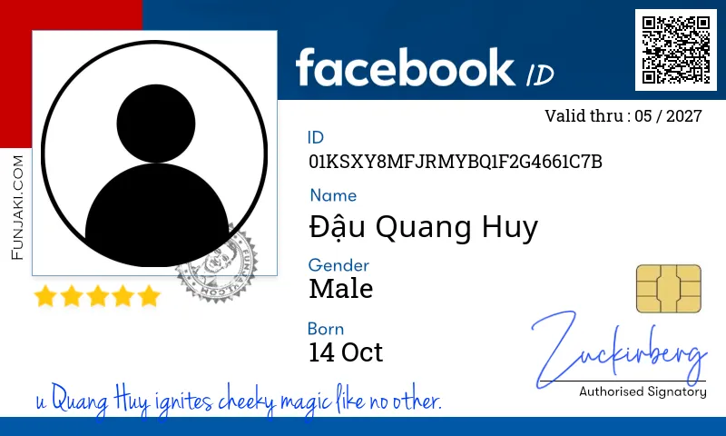 Facebook ID Card