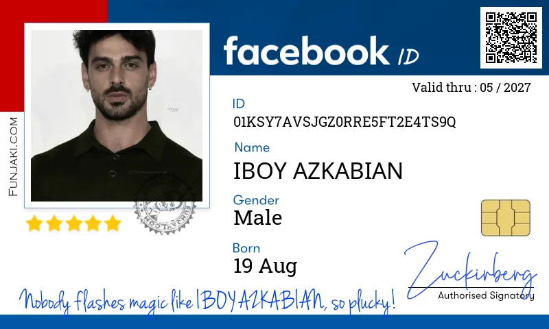 Facebook ID Card