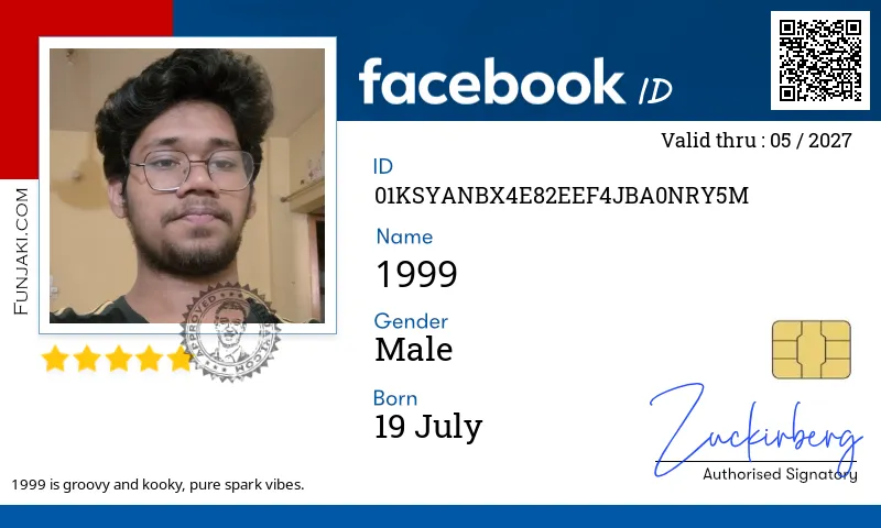 Facebook ID Card