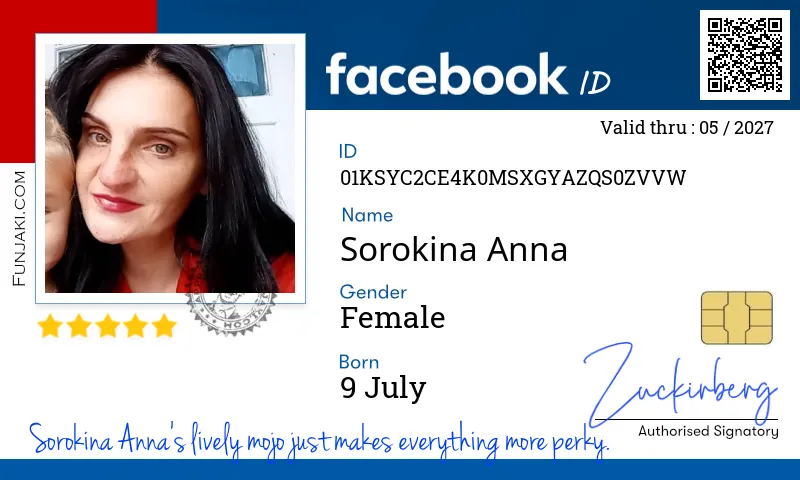 Facebook ID Card
