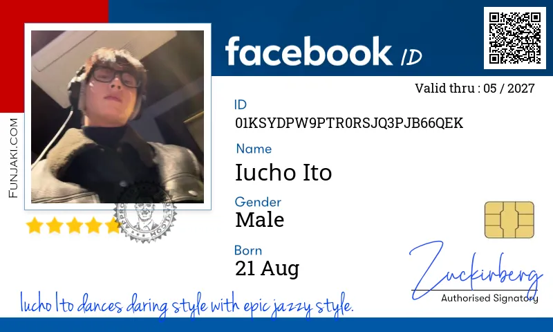 Facebook ID Card