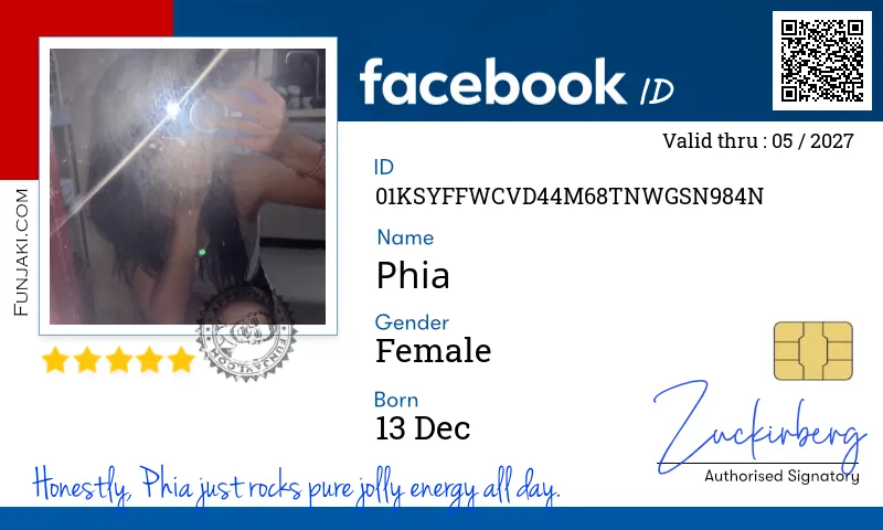 Facebook ID Card