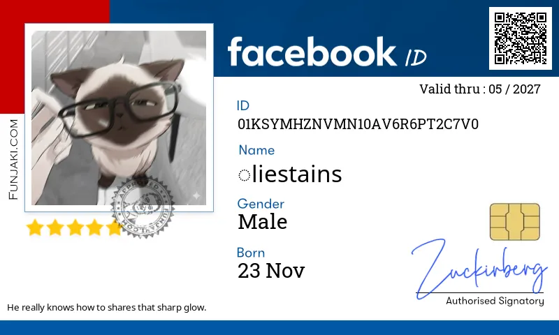 Facebook ID Card