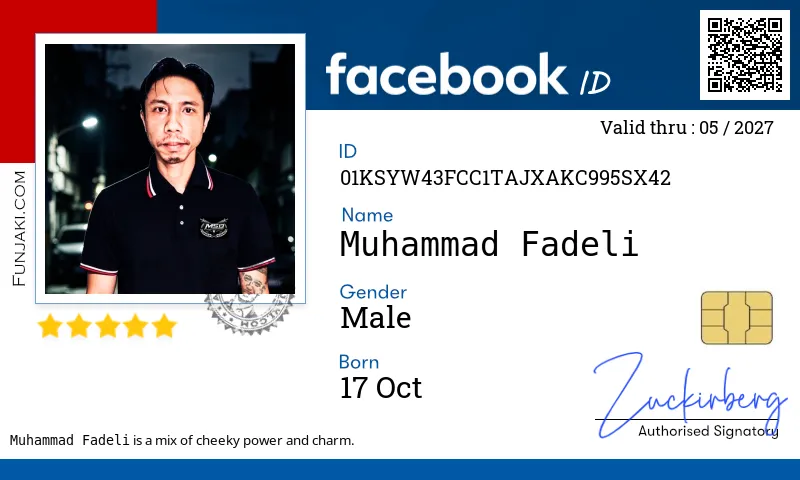 Facebook ID Card