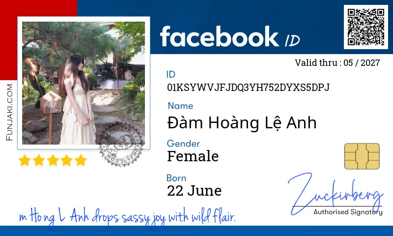 Facebook ID Card