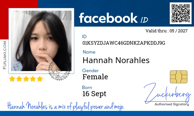Facebook ID Card