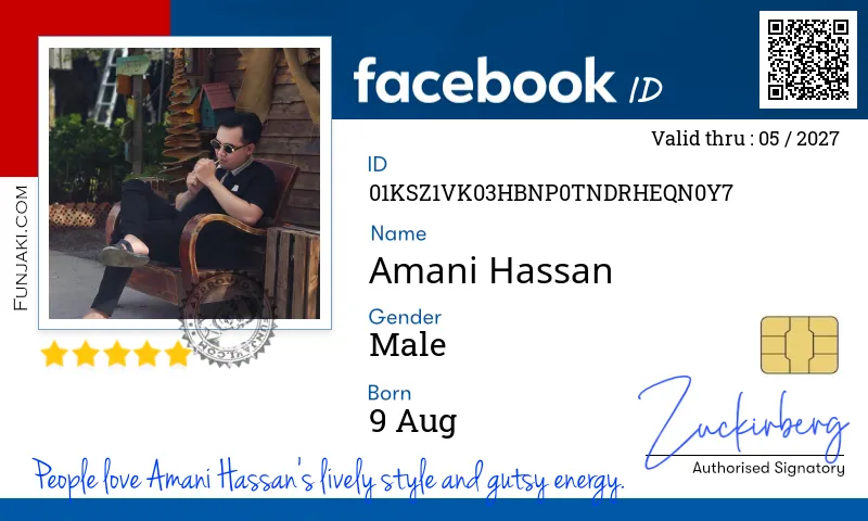 Facebook ID Card