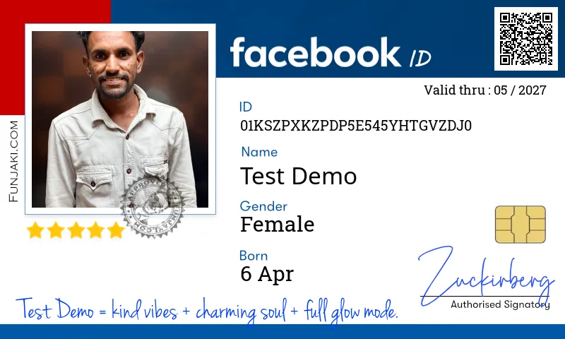 Facebook ID Card