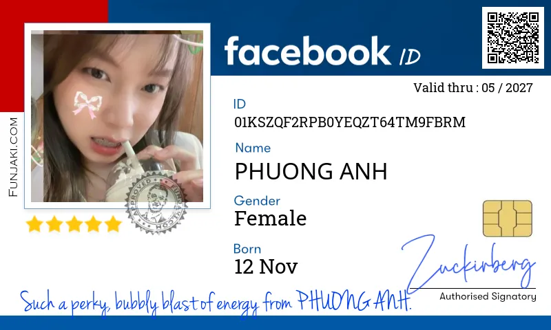 Facebook ID Card