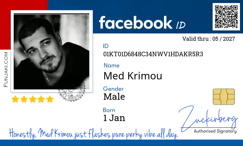 Facebook ID Card
