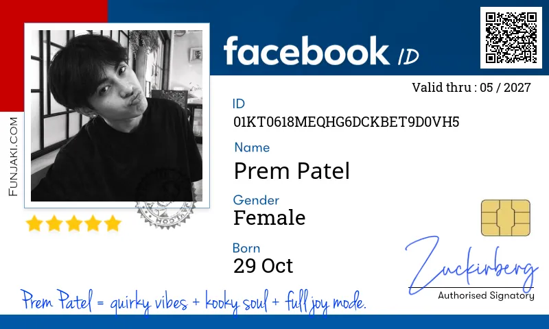 Facebook ID Card