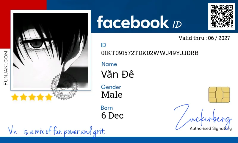Facebook ID Card