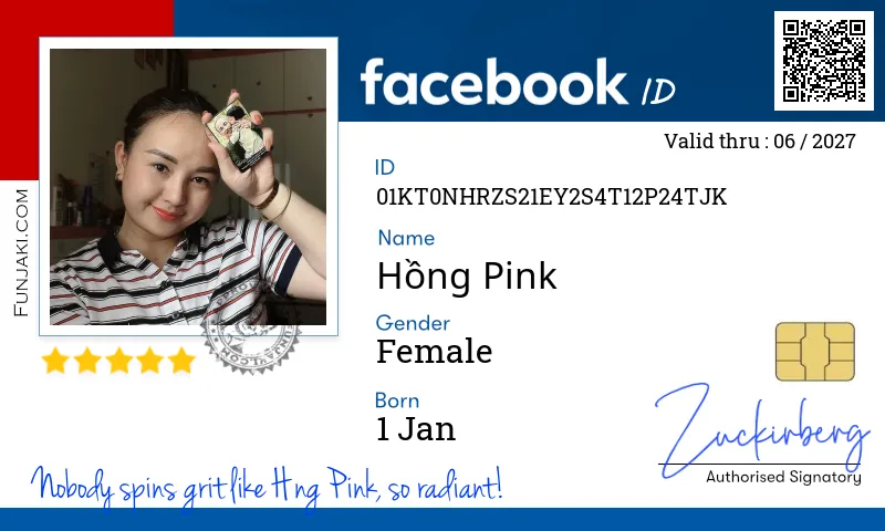 Facebook ID Card
