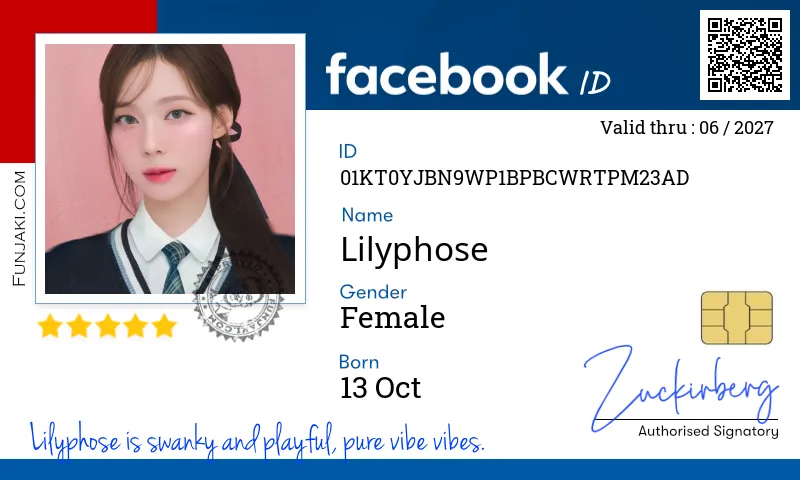 Facebook ID Card